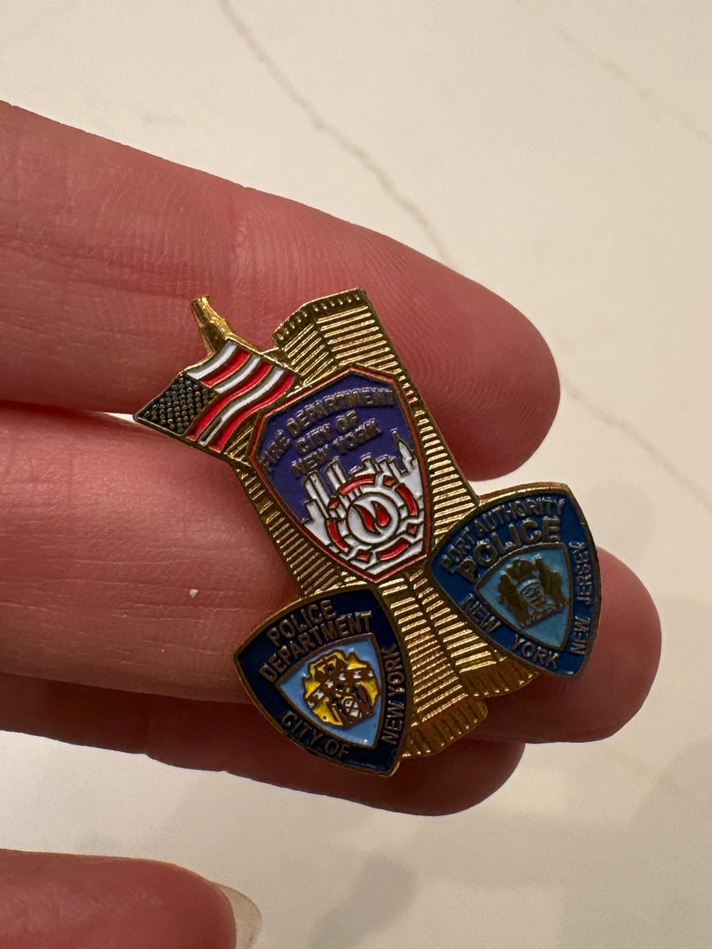 9/11 commemorative lapel pin